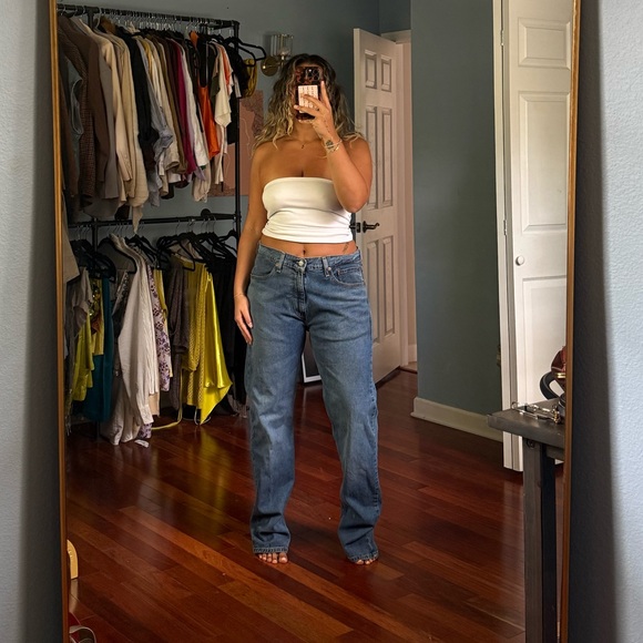 Levi's Blue Straight Men Jeans - Picture 1 of 8